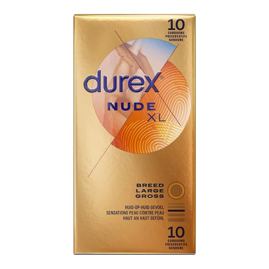 Durex Nude XL - Extra large (10 Préservatifs)