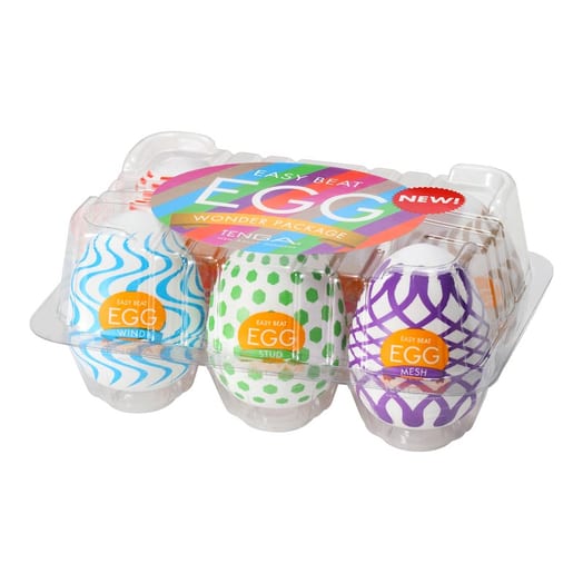 Masturbateurs Tenga Eggs - Assortiment 4 (pack de 6)