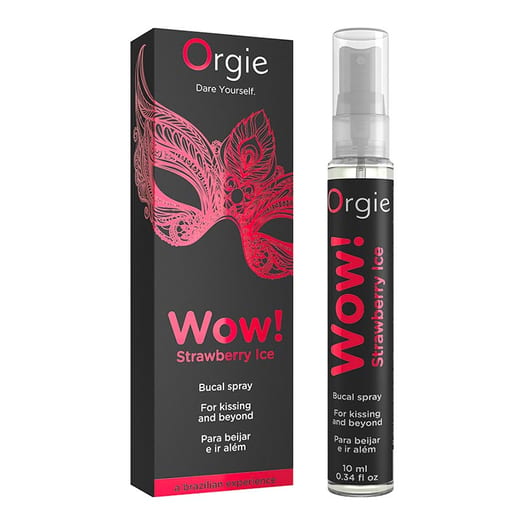 Orgie Wow! Strawberry Ice stimulierendes Mundspray - 10 ml