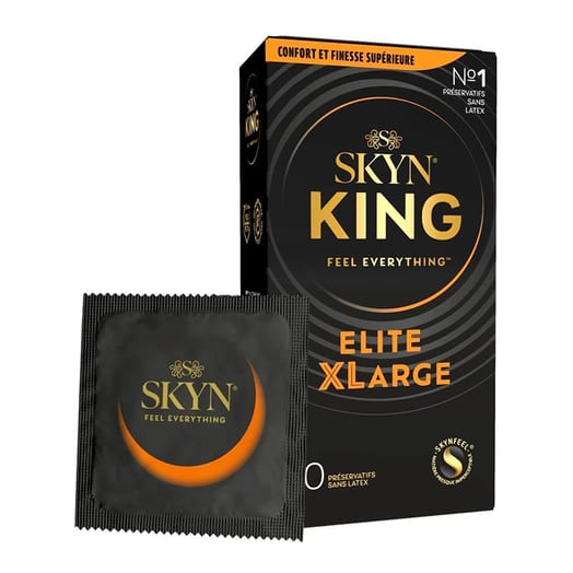 Skyn King Elite XLarge (Grande Taille) - sans latex (20 Préservatifs)