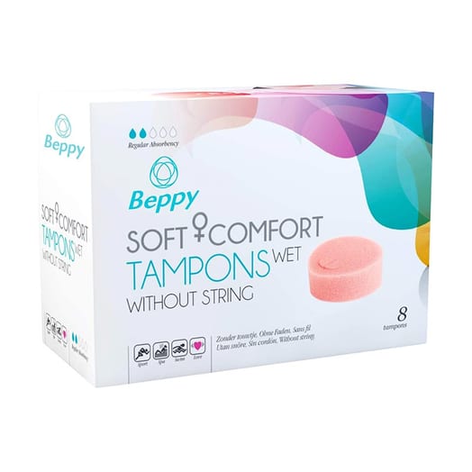 Beppy Soft Comfort Tampon ohne Schnur - Feucht (8x)