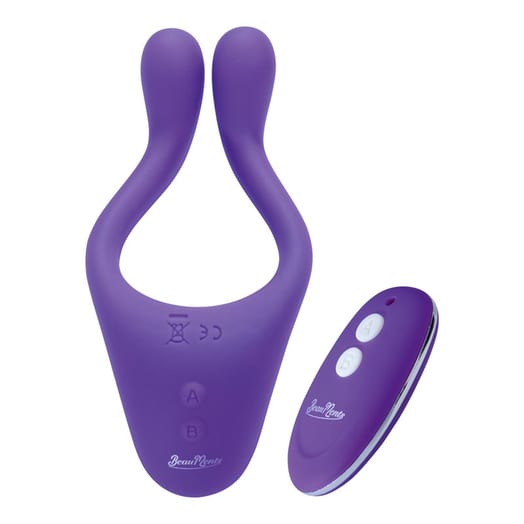 Vibromasseur pour couples BeauMents Doppio 2.0 - Violet