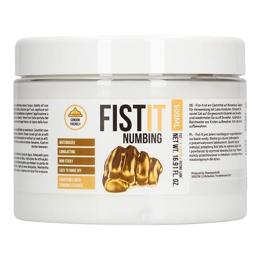 Lubrifiant spécial fisting Fist-It Numbing - 500 ml (à base d'eau)