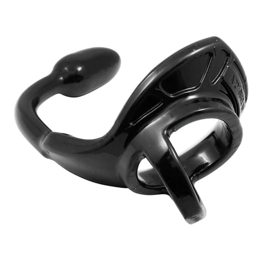 Double anneau pénien & plug PerfectFit Armour Tug Lock Small