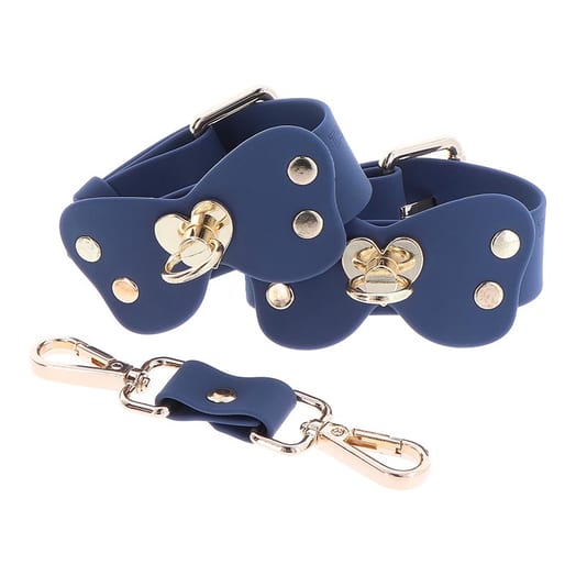 Attaches pour poignets en silicone bleu Taboom Silicone Supreme