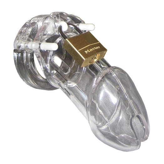 Cage de chasteté en polycarbonate transparent CB-X CB-6000