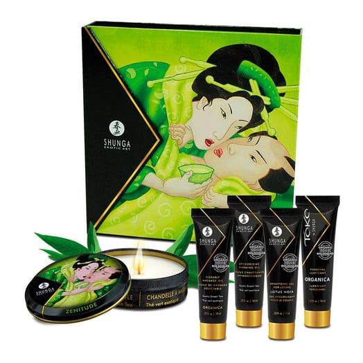 Shunga Box Geisha’s Secrets - Organica exotischer grüner Tee