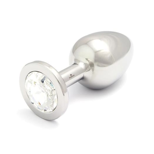 Plug anal Rosebuds Cristal - Transparent (L)