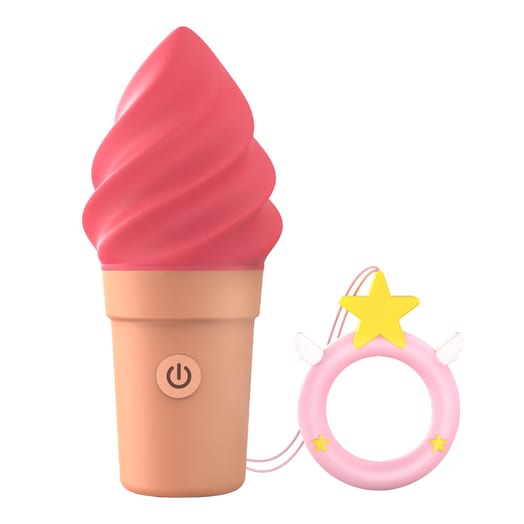 Stimulateur clitoridien en forme de glace Cand'Ice Raspberry Jolly