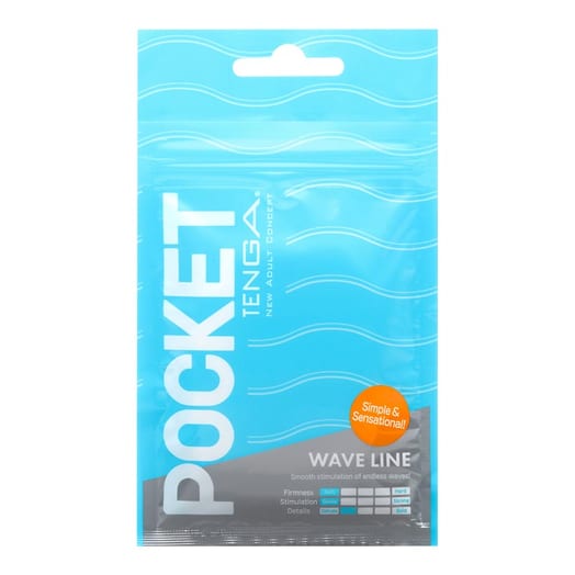 Masturbateur Tenga Pocket - Wave Line