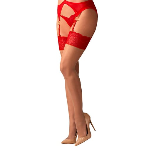 Obsessive Cupide Desir Sexy Strümpfe - Rot