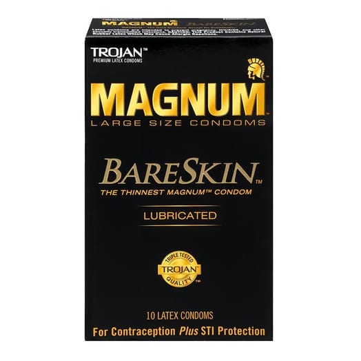 Préservatif Trojan Magnum BareSkin (10 Préservatifs)