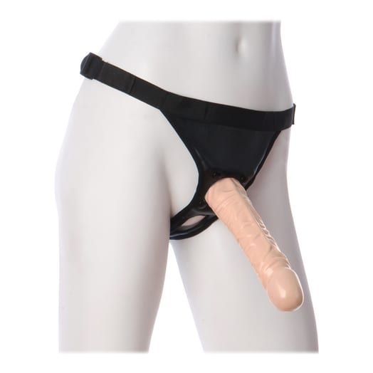 Doc Johnson Vac-U-Lock Ultra Harness 6" - Harness & Dildo