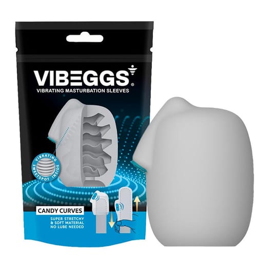 Masturbateur vibrant Vibeggs - Candy Curves