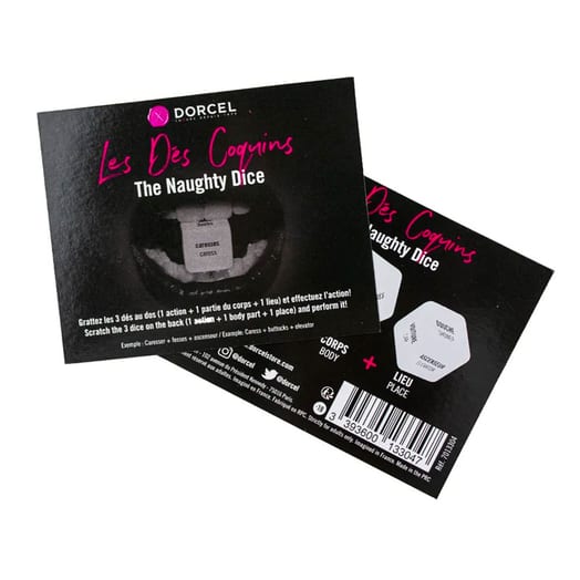 Carte à gratter Dorcel Les Dés Coquins (Français/Anglais)