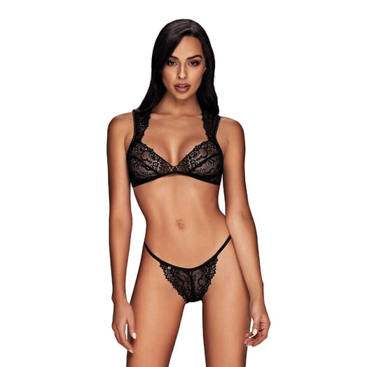 Obsessive Elisetta Set - 2-teilig - Schwarz