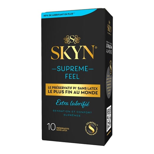 SKYN Supreme Feel - Extra Feucht - latexfrei (10 Kondome)
