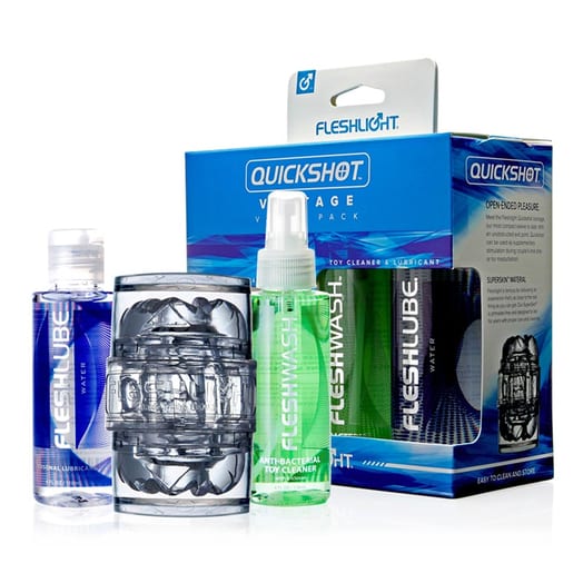 Masturbateur Fleshlight QuickShot Vantage (Value Pack)