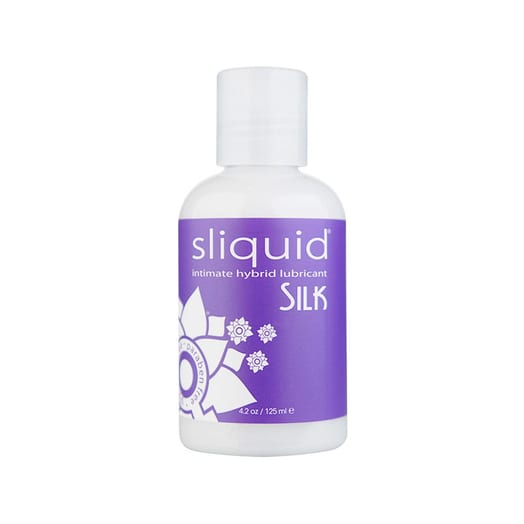 Sliquid Silk Hybrid Gleitmittel - 125 ml (Wasser- & Silikonbasis)