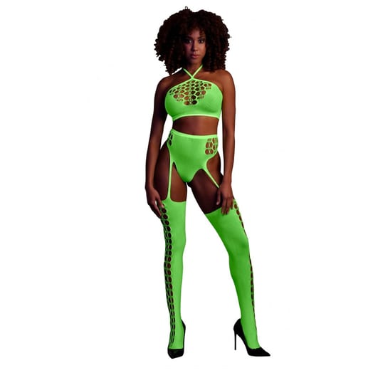 Ouch! Glow in the Dark Set - 2 Stück - Fluo Grün (XS/XL)