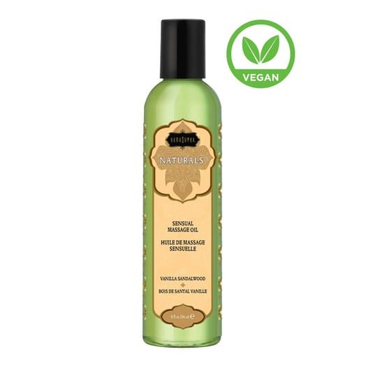 Huile de massage Kamasutra Naturals - Vanille & Bois de Santal