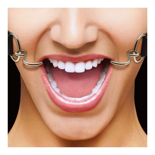 Crochets buccaux Ouch! Hook Gag avec lanières en cuir