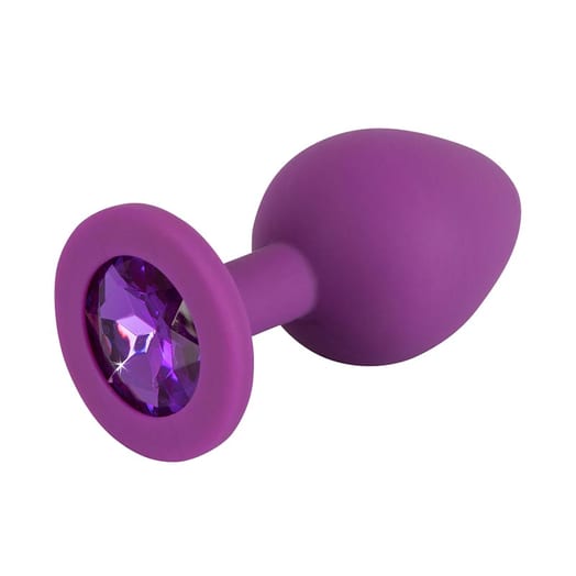 You2Toys Colorful Joy Jewel Analplug aus Silikon - Violett