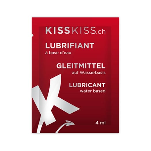 KissKiss.ch Gleitmittel - 4 ml Beutel (Wasserbasis)
