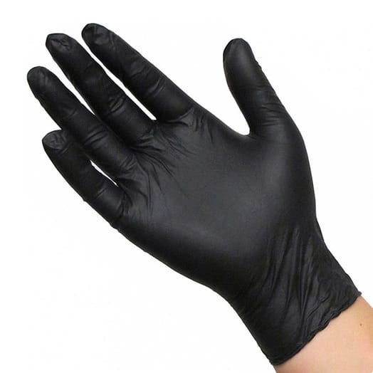 Gants en latex jetables Style Latex Black - Noir (100 pièces) - M