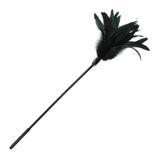 Plumeau Sportsheets Starburst Feather Body Tickler - Noir