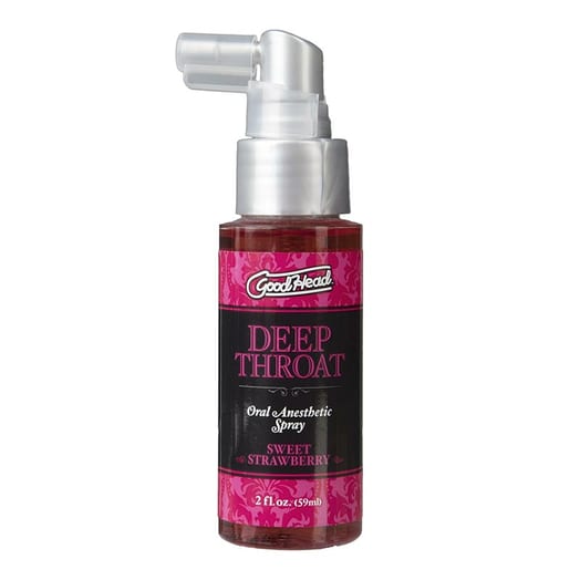 Spray pour fellation Doc Johnson Deep Throat - Fraise - 59 ml