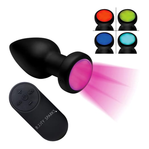 Plug anal vibrant et lumineux Booty Sparks Light Up