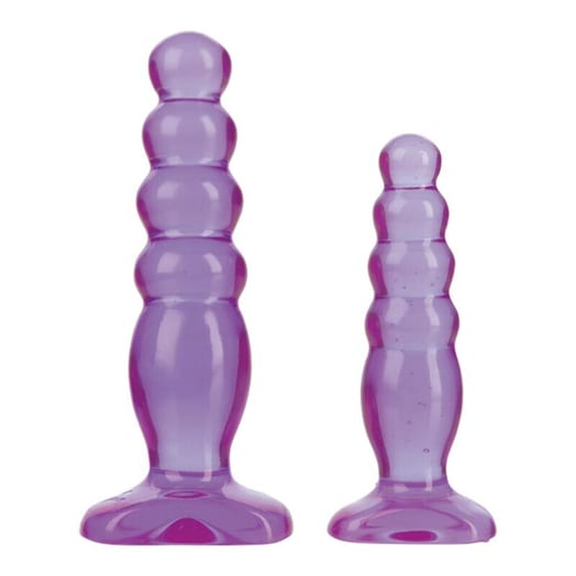 Kit d'entrainement anal Doc Johnson Crystal Jellies