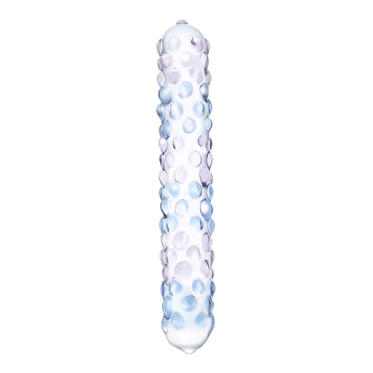 Dildo en verre Gläs Purple Rose Nubby