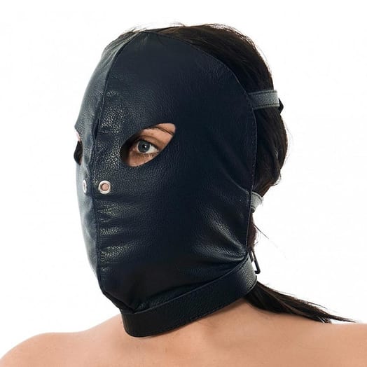 Cagoule en cuir Rimba - Unisexe et taille ajustable
