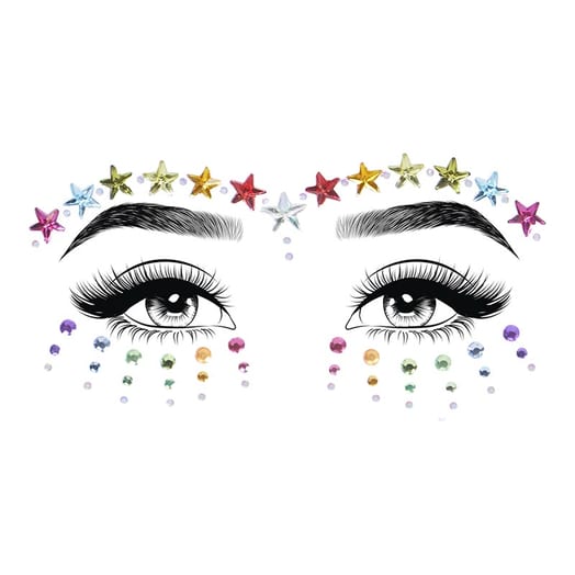 Bijoux autocollants pour les yeux Leg Avenue Jovi