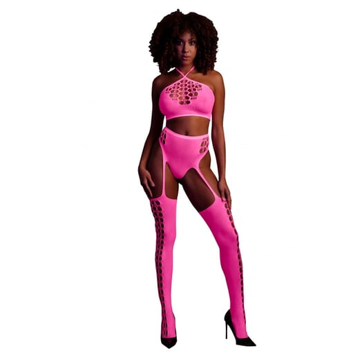 Ouch! Glow in the Dark Set - 2 Stück - Fluo Pink (XS/XL)