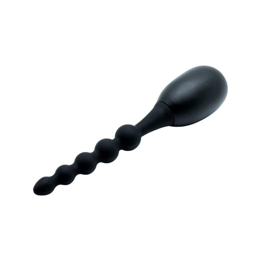 Poire à lavement anal Rimba avec perles stimulantes
