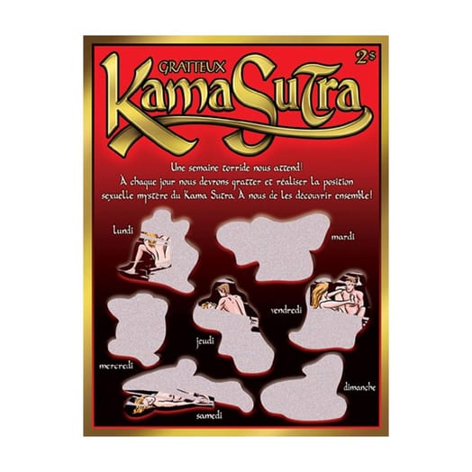 Carte à gratter "Kama Sutra" (Französisch)