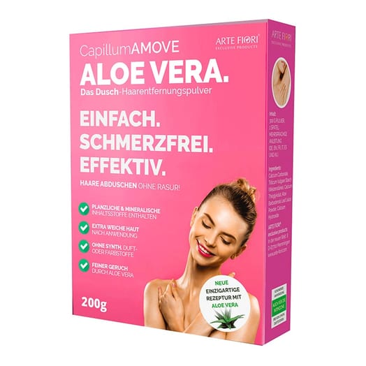Arte Fiori Capillum AMOVE Enthaarungspulver - Aloe Vera