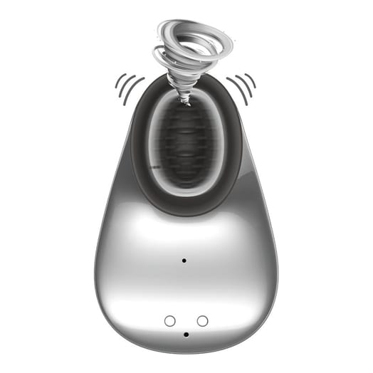 Twitch Innovation Klitorisstimulator (saugend + vibrierend) - Silber