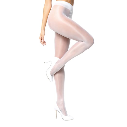 MissO Collant ouvert P101 - Blanc