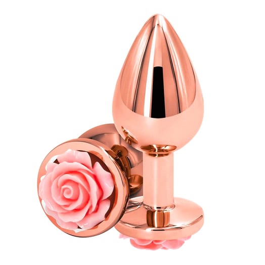 NS Novelties Rear Assets Rose Analplug - Rosa (M)