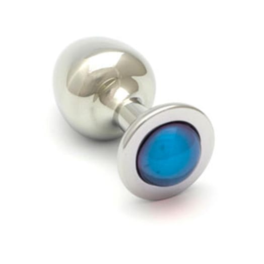 Plug anal Rosebuds Verre - Aqua