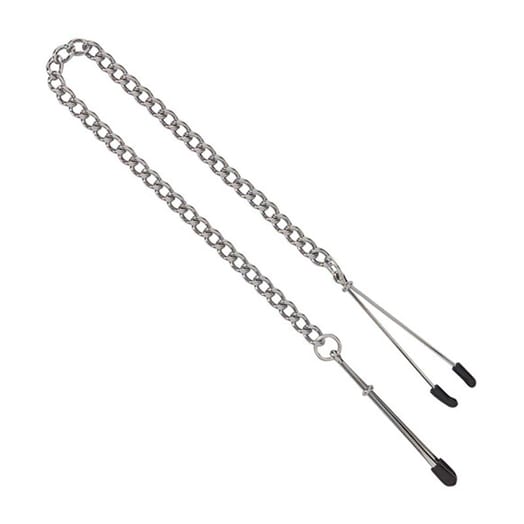Spartacus Tweezer Tip Nippelklemmen mit Kette