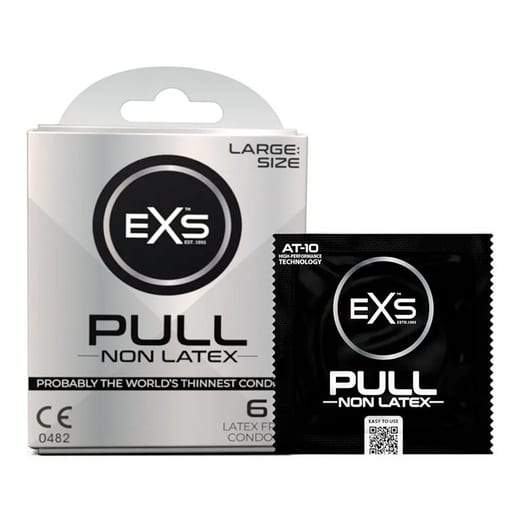 EXS Pull Large - Großer latexfreier Kondom (6 Kondome) EXS Pull Large - Großer latexfreier Kondom (6 Kondome)