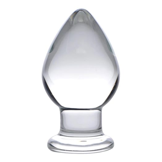 Plug anal en verre Prisms Molten - Transparent