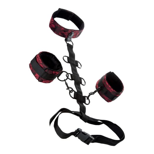 Collier et menottes avec attaches Scandal Body Restraint