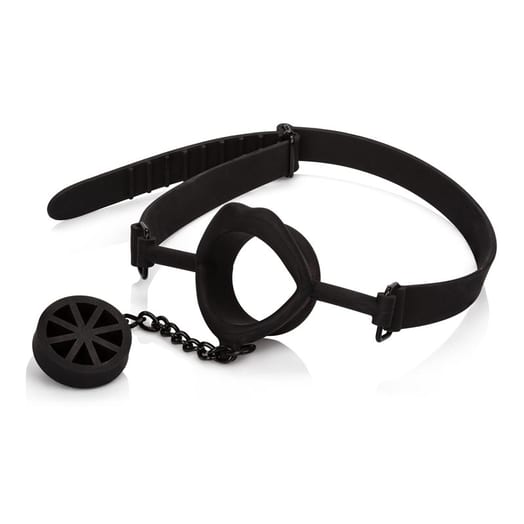 Bâillon en silicone avec ouverture buccale refermable Scandal