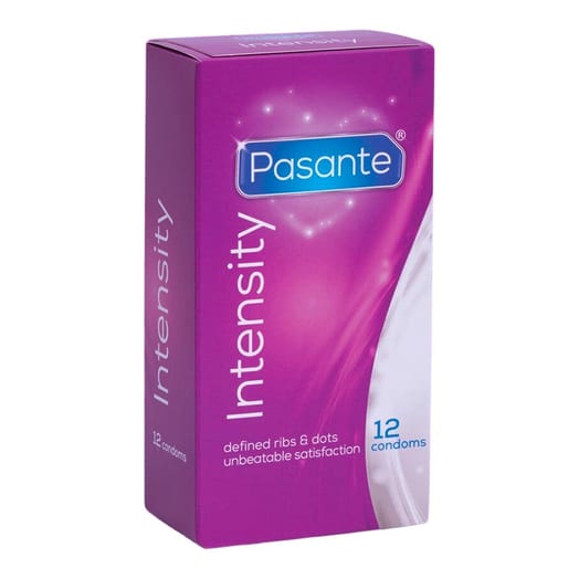 Pasante Intensity - Préservatif texturé (12 Préservatifs)